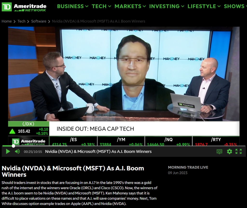 Mahoney Asset Management CEO Ken Mahoney on TD Ameritrade Network